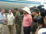 <p>Uribe lleg&oacute; a Arauca para dirigir consejo de seguridad.</p>